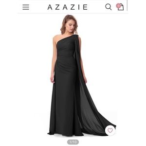 Azazie Lydia Bridesmaid Dress 🖤✨